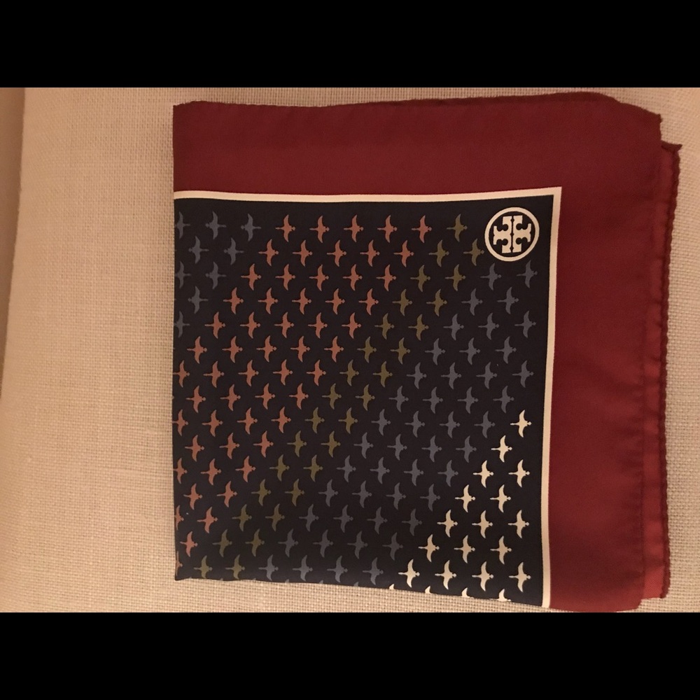 Tory Burch 100% silk square scarf